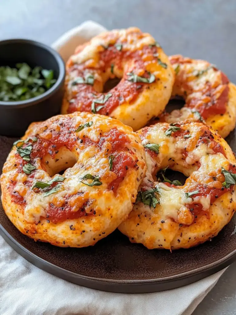 Low Carb Keto Pizza Bagels