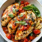 Garlic Basil Chicken with Tomato Butter Sauce for Fresh Flavor 8 Garlic Basil Chicken with Tomato Butter Sauce