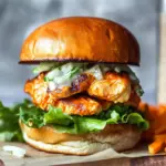 Buffalo Chicken Burgers