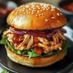 Pulled Chicken Burger