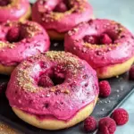 Sweet Swirl Raspberry Sourdough Bagels