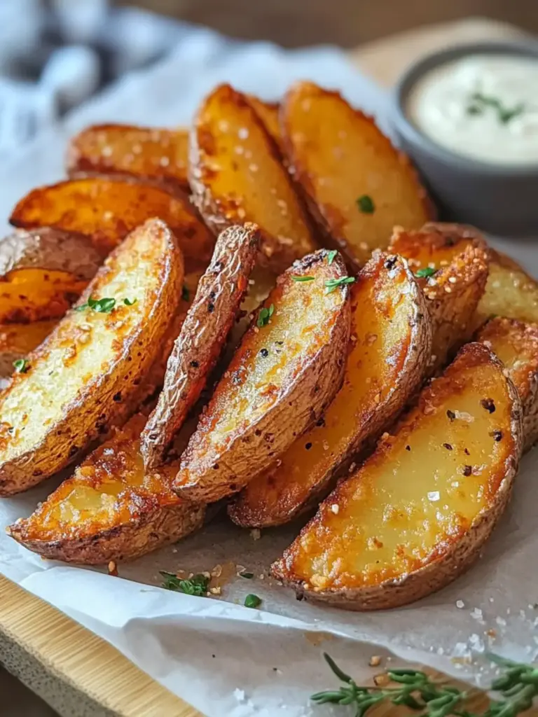 Crispy Air Fryer Potato Wedges
