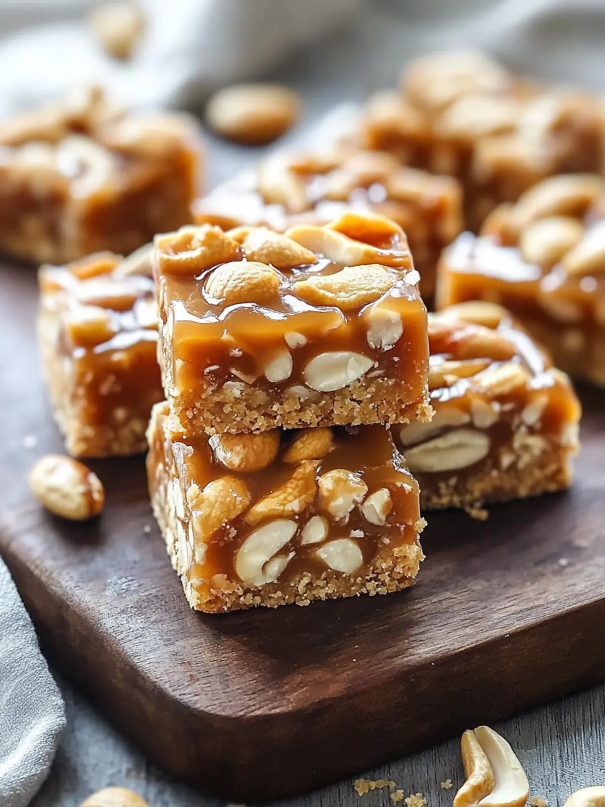 Heavenly Salted Caramel Cashew Bars You Can Customize 3 Salted Caramel Cashew Bars