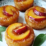 Peach Upside Down Mini Cakes