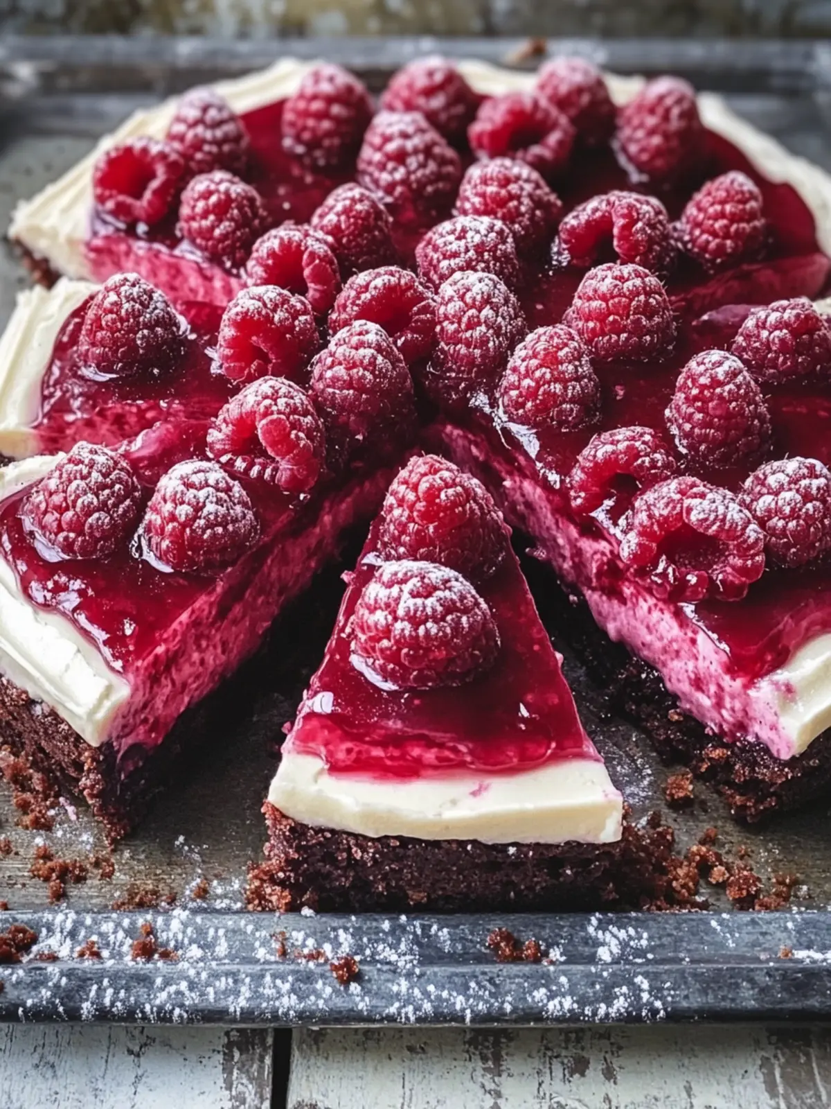 Chocolate Raspberry Cheesecake