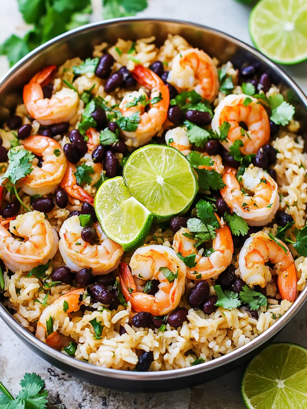 Cilantro-Lime and Black Beans Shrimp and Rice for Busy Nights 4 Cilantro-Lime and Black Beans Shrimp and Rice