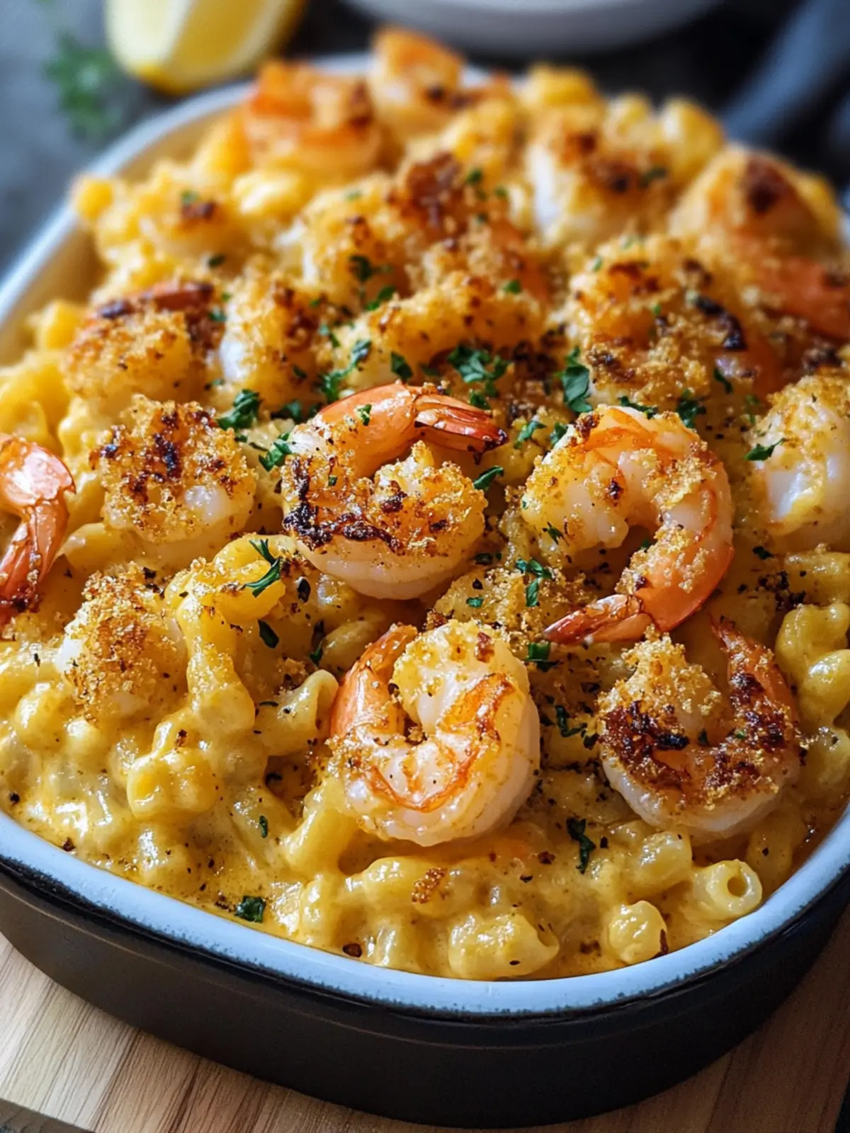 Cajun Shrimp and Crab Mac and Cheese