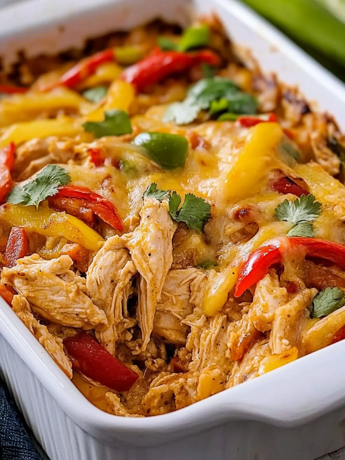 Satisfying Chicken Fajita Casserole for Busy Weeknights 4 Chicken Fajita Casserole