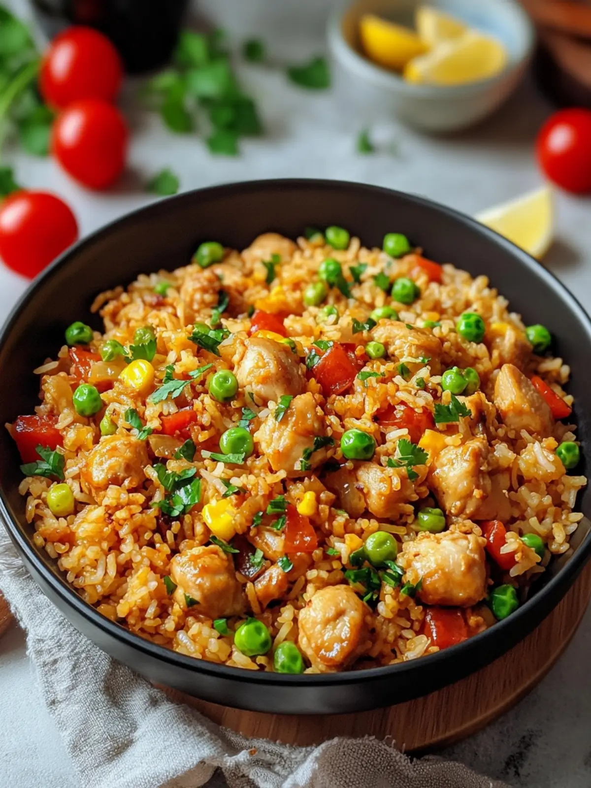 Bang Bang Chicken Fried Rice
