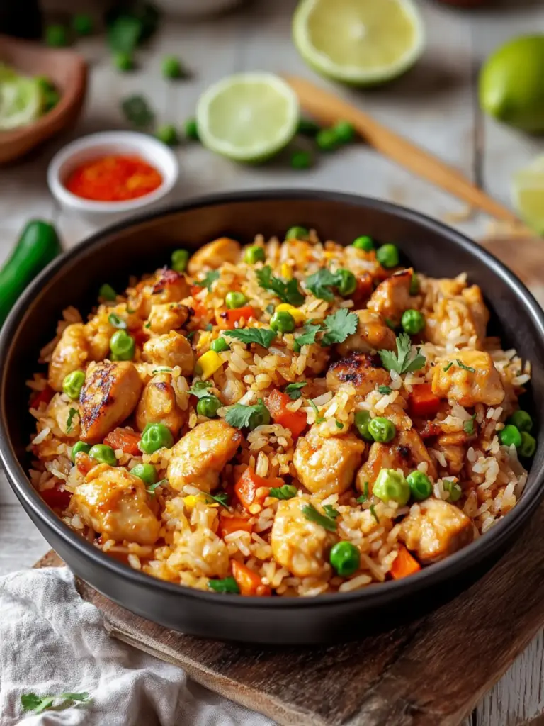 Bang Bang Chicken Fried Rice