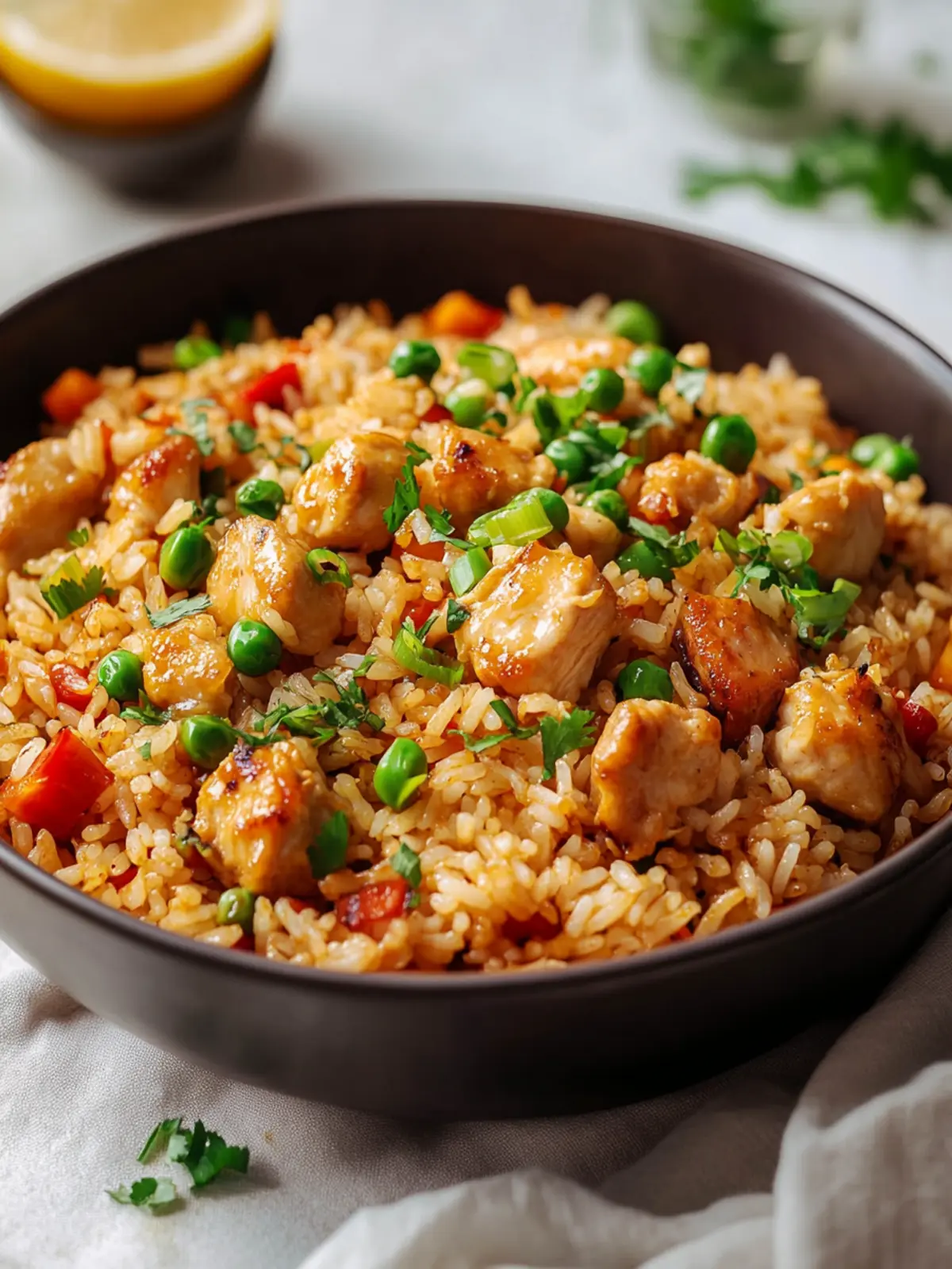 Bang Bang Chicken Fried Rice